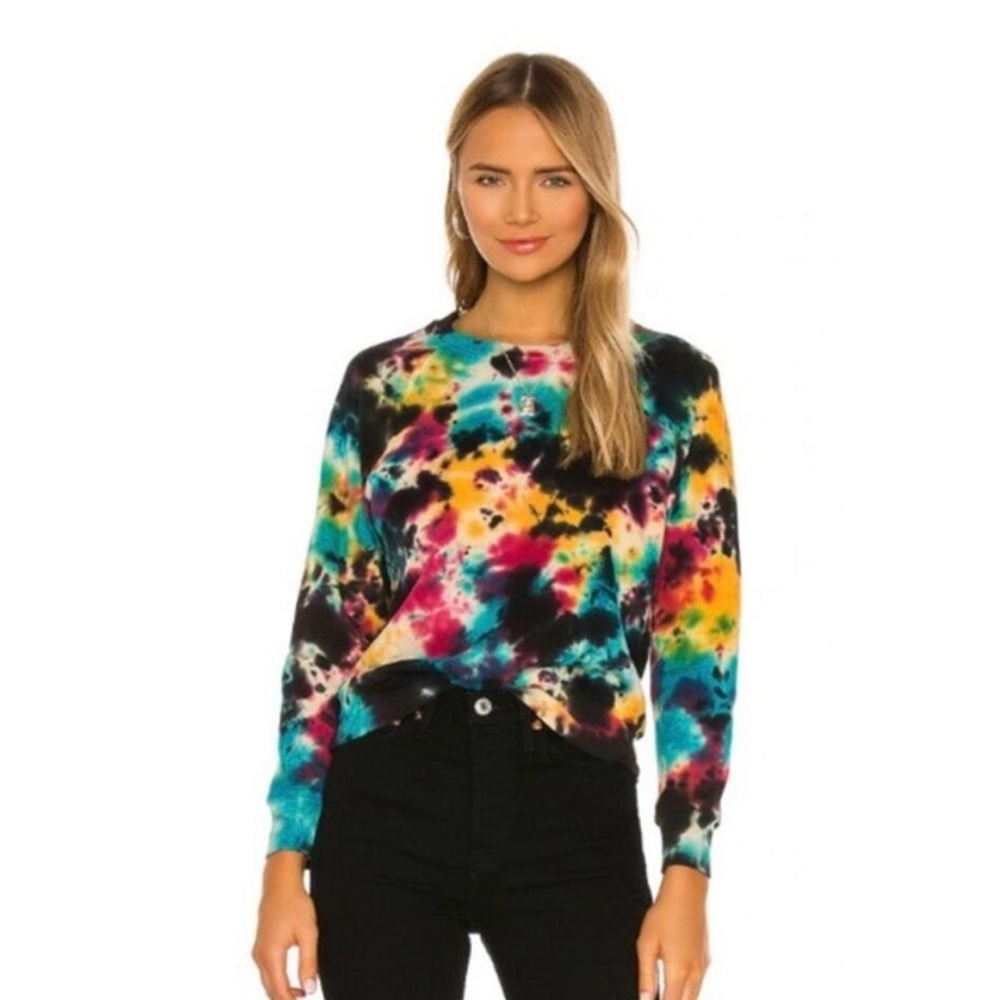 Mother The Square Sweatshirt Tie Dye